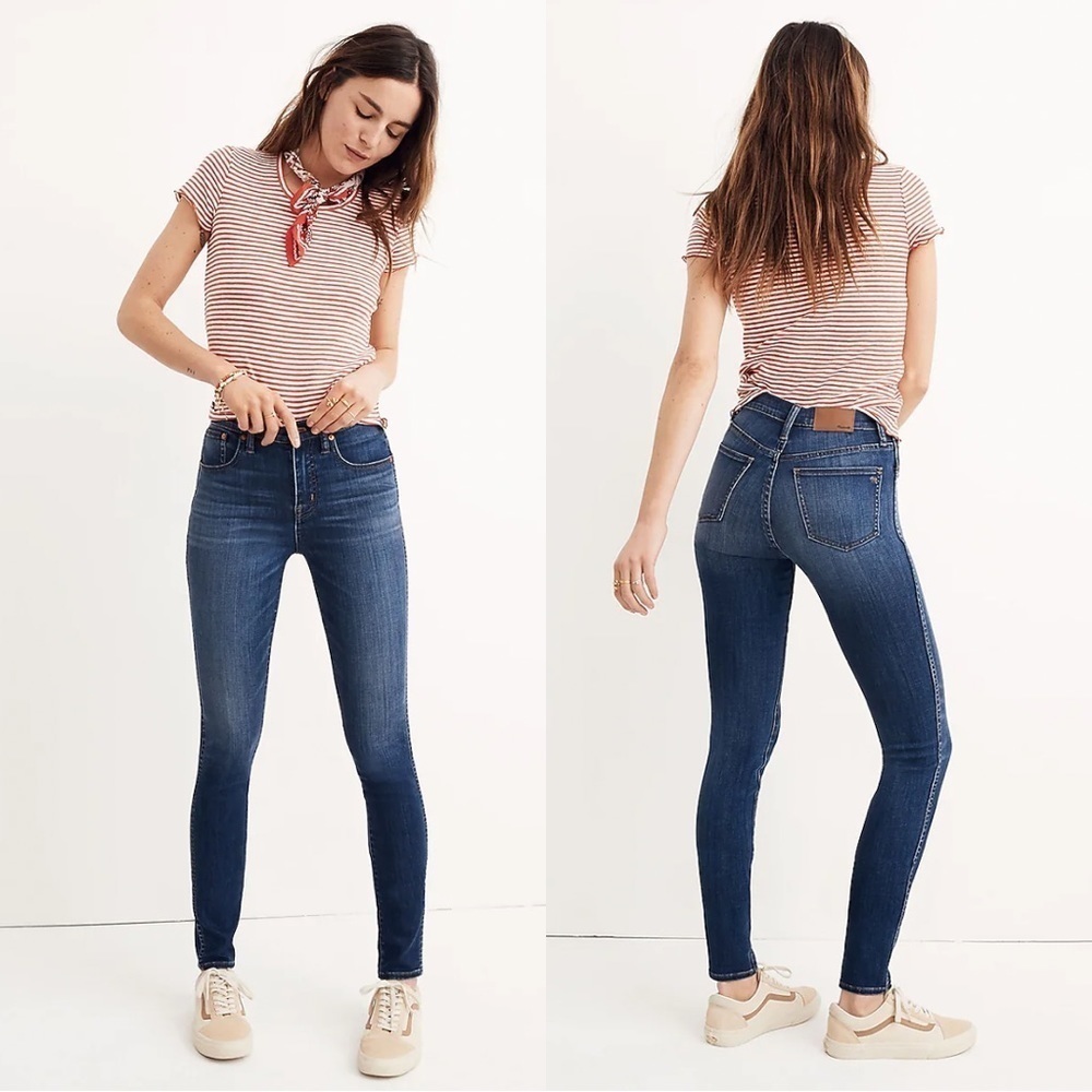 Madewell 10" High-Rise Skinny Jeans Size 24